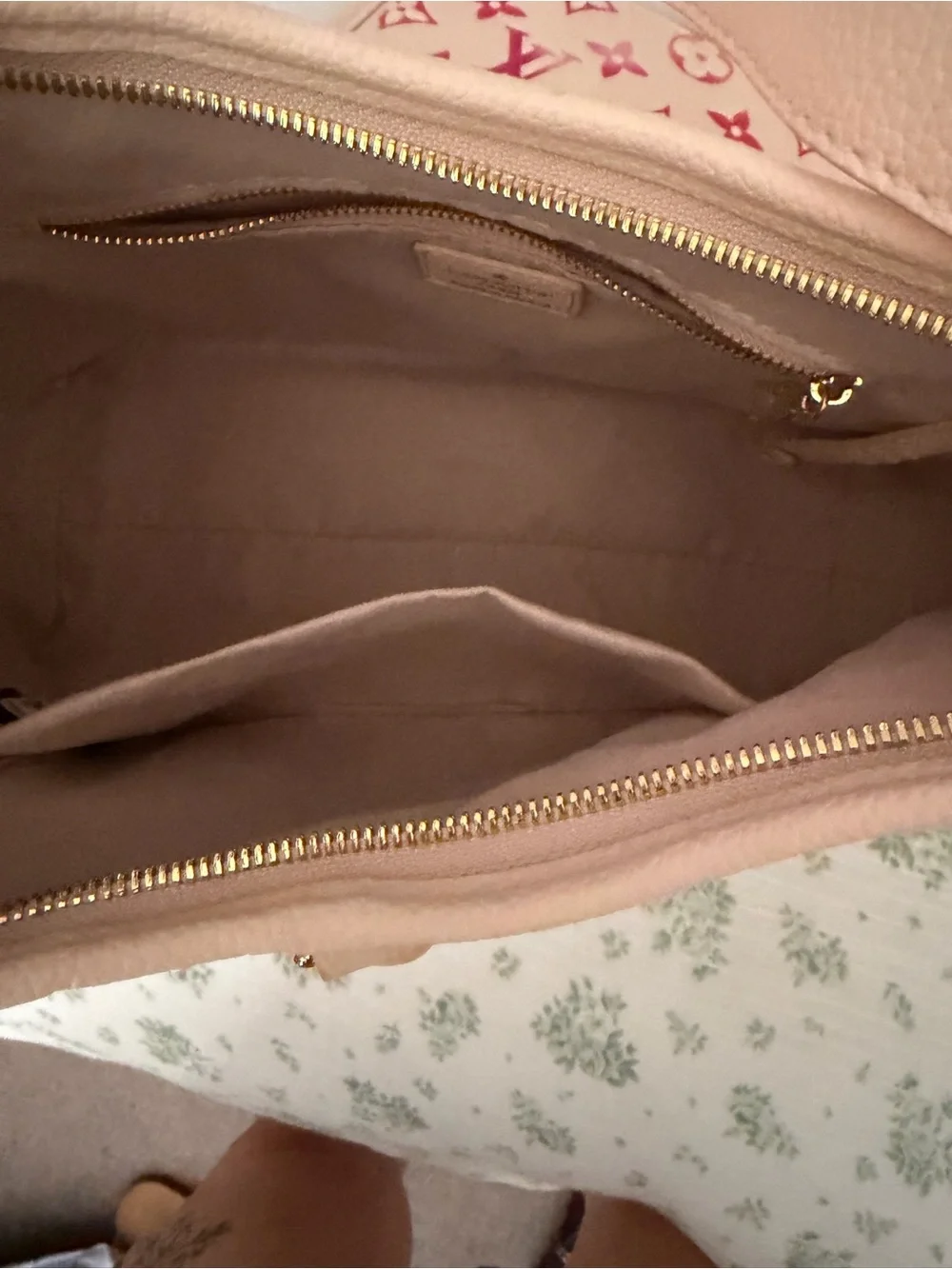 Inspired Pink Monogram Canvas Shoulder Bag
